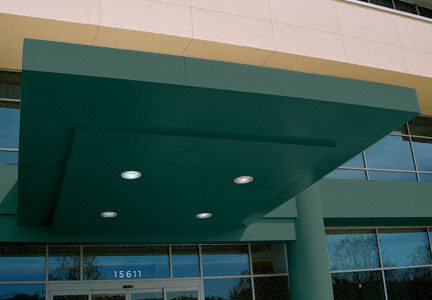 C.R. Laurence CRL Custom Kynar Painted Standard Series Canopy Panel System | EWCN600CKN