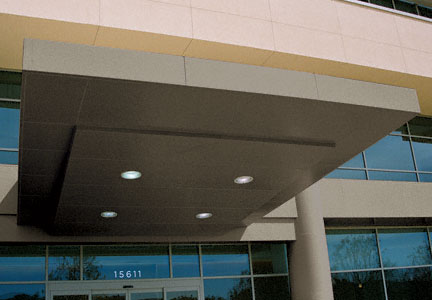 C.R. Laurence CRL Custom Polished Bronze Standard Series Canopy Panel System | EWCN600CPBRZ