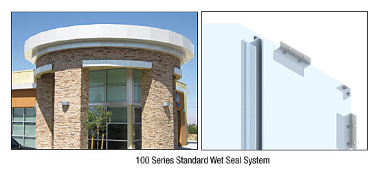 C.R. Laurence CRL Custom Bone White Standard Series Wall Panel System | EWS100CBW