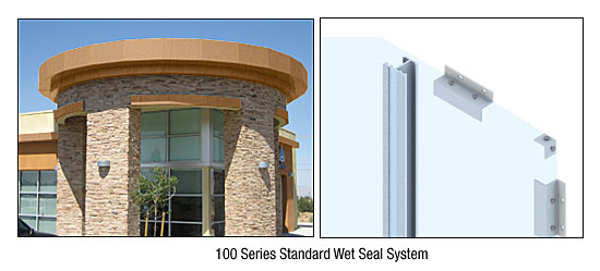 C.R. Laurence CRL Custom Copper Standard Series Wall Panel System | EWS100CCP