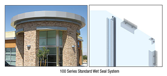 C.R. Laurence CRL Custom Non-Directional Stainless Standard Series Wall Panel System | EWS100CNDS