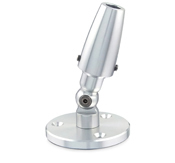 TechnologyLK EZ-Rod Wall Mount &amp; Hinge with Rod Turnbuckle for Lower Mount Application - for 3/8&quot; Rod | GEZAH24