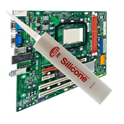 Clear Electronic Grade Silicone - 10.2 oz Cartridge | Electronic Grade Silicone Sealant/Adhesive | EGS388CLC