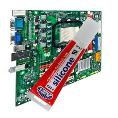Clear Electronic Grade Silicone - 2.8 oz Squeeze Tube | Electronic Grade Silicone Sealant/Adhesive | EGS388CLT