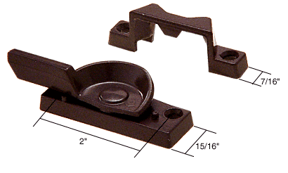 Bronze Window Sash Lock; 2&quot; Screw Holes | F2552 | F2552