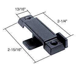 Window Sash Lock; 2-1/4&quot; Screw Holes for Krestmark Single Hung Windows | F2595 | F2595