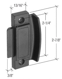 Black Die Cast Window Latch and Pull | F2607 | F2607