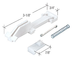 White Lower Sash Latch | F2614 | F2614