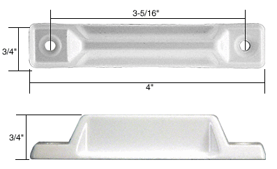 White Deluxe Window Sash Lift - Pair | F2630 | F2630