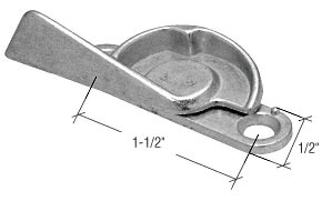 Brite Zinc Sash Lock for Keller | F2644 | F2644