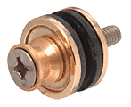 C.R. Laurence CRL Polished Brass Replacement Washer Set for Back-to-Back Solid Pull Handle | F40WKBR