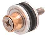 C.R. Laurence CRL Satin Anodized Replacement Washer Set for Back-to-Back Solid Pull Handle | F40WKSA