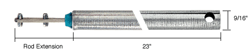C.R. Laurence CRL 23&quot; Tubular Spiral Tilt Window Balance with Blue Bushing | FH2330