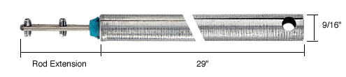 29&quot; Tubular Spiral Tilt Window Balance with Blue Bushing | FH2930