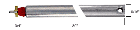C.R. Laurence CRL 30&quot; Tubular Spiral Non-Tilt Window Balance with Red Bushing | FJ3020