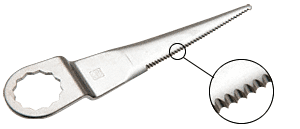 C.R. Laurence CRL Fein 2-3/8&quot; Serrated Straight Oscillating Knife Blade | FKB081
