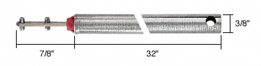 32&quot; Tubular Spiral Tilt Window Balance with Red Bushing | FL3220