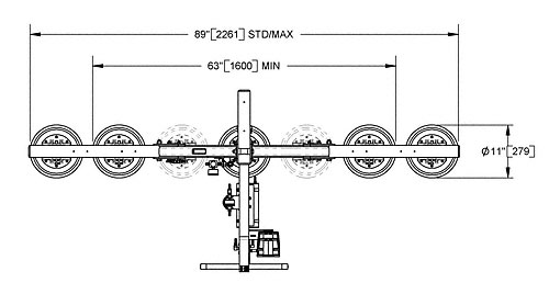 C.R. Laurence CRL Wood&#39;s 1200 Series AC Flex Lifter | FLEX4HV11AC