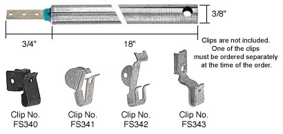 CRL 18&quot; Heavy Duty Window Balances with Blue Bushing | FR1830  | FR1830