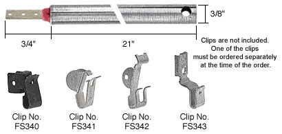 CRL 21&quot; Standard Duty Window Balances Red Bushing | FR2120  | FR2120