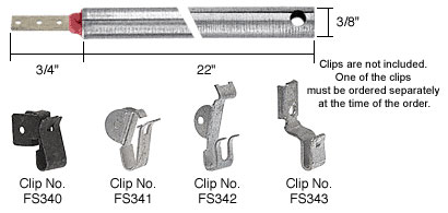 CRL 22&quot; Standard Duty Window Balances Red Bushing | FR2220 | FR2220
