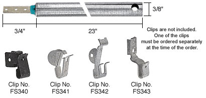 23&quot; Heavy Duty Window Balance with Blue Bushing (must be ordered with one of four clips) | FR2330 | FR2330