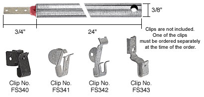 CRL 24&quot; Standard Duty Window Balances Red Bushing | FR2420  | FR2420