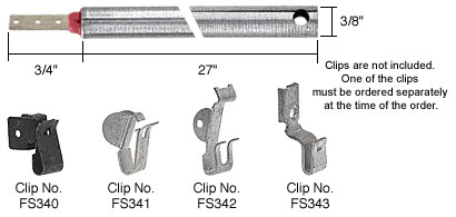 CRL 27&quot; Standard Duty Window Balances Red Bushing | FR2720 | FR2720