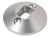 CRL Brushed Stainless Steel Floor Mount Ramp Strike | FRS01F | FRS01F