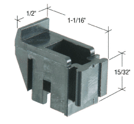 C.R. Laurence CRL Window Channel Balance Top Guide Bulk - 50 Pack | FS105B