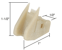 C.R. Laurence Window Channel Balance Bottom Guide Bulk - Bulk 50 Pack | FS150B