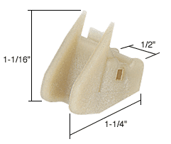 C.R. Laurence Window Channel Balance Bottom Guide Bulk - 50 Pack | FS152B