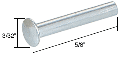 C.R. Laurence Window Channel Balance Guide Rivet - 100 Pack | FS261