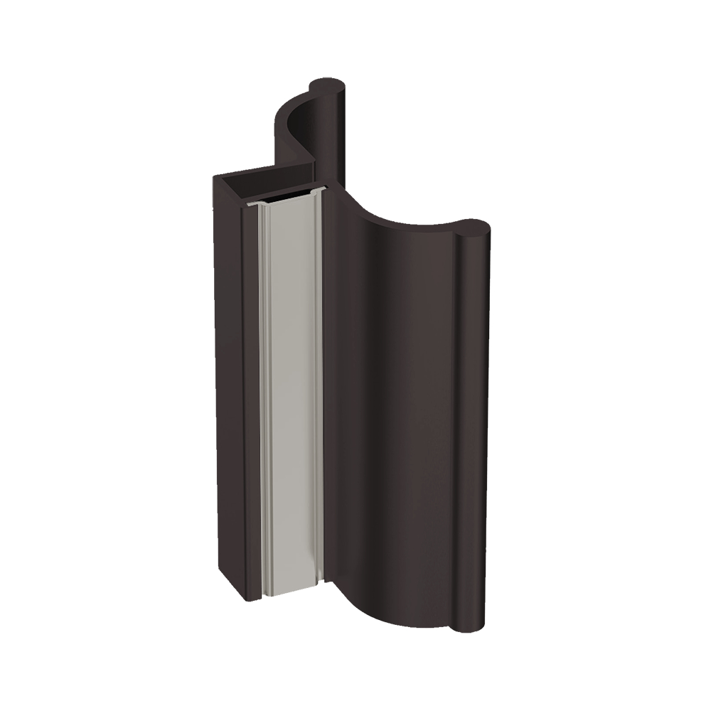 3&quot; Frameless Shower Door Handle with Metal Strike Oil Rubbed Bronze | FSDH3ORB