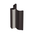 Gordon Glass&#174; 3" Oil Rubbed Bronze Frameless Shower Door Handle with Metal Strike - MAGNET IS NOT INCLUDED AND SOLD SEPARATELY