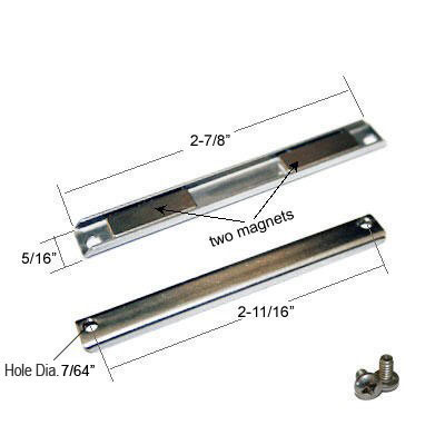 Shower Door Replacement Magnet with Screws | FSDMC