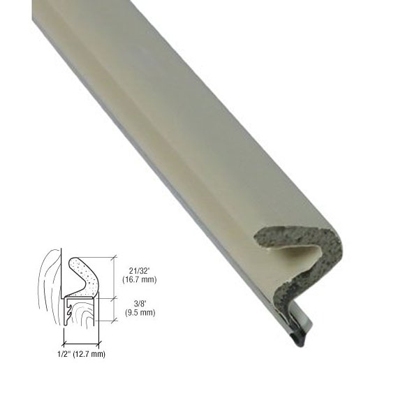 82&quot; Beige Foam-Tite Weatherseal - One Piece | FT81BE
