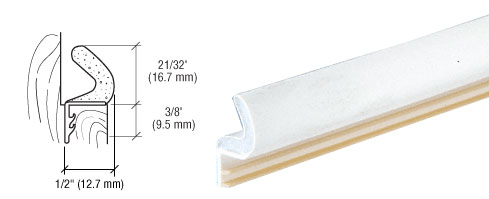 82&quot; White Foam-Tite Weatherseal - Pack of 10 | FT81W