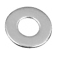 C.R. Laurence CRL 3/8&quot;-16 Zinc Flat Washer for 1-1/2&quot; and 2&quot; Standoff&#39;s - Pack of 10 | FW38Z