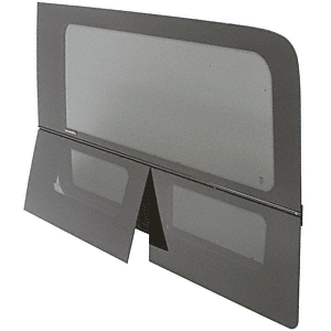 CRL-Automotive CRL 2007+ OEM Design All Glass Look Sprinter Van Dual-Vent Driver Side Rear Quarter Panel Window for 170&quot; Wheel Base Van | FW623L