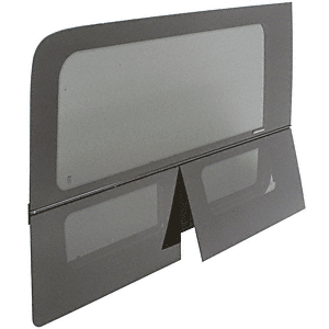 CRL-Automotive CRL 2007+ OEM Design All Glass Look Sprinter Van Dual-Vent Passenger Side Rear Quarter Panel Window for 170&quot; Wheel Base Van | FW623R