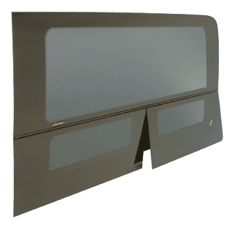 CRL-Automotive CRL 2007+ All Glass Look Sprinter Van T-Vent Driver Side Rear Quarter Panel Window for 144&quot; Wheel Base Van 57&quot; x 21-1/2&quot; | FW626L