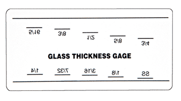 C.R. Laurence CRL Glass Thickness Gauge | G1340