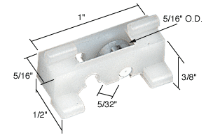 Sliding Window Roller with 5/16&quot; Steel Wheel for Olson Windows | G3008 | G3008