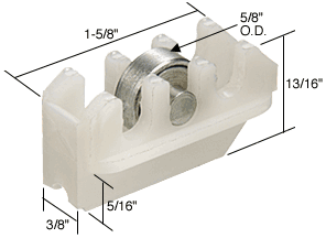 Sliding Window Roller with 5/8&quot; Steel Wheel for Acorn 2200 Series Windows | G3045 | G3045