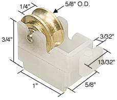 Sliding Window Roller with 5/8&quot; Steel Wheel |G3048 | G3048