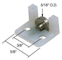 Sliding Window Roller with 5/16&quot; Brass Wheel for Elco/Century Windows | G3061 | G3061