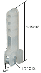 Sliding Window Roller with 1/2&quot; Steel Wheel for HiLite 200 Series Windows | G3076 | G3076