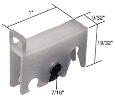 Sliding Window Roller with 7/16&quot; Steel Wheel for Alenco Windows | G3097 | G3097