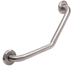 CRL Polished Chrome 20&quot; 135 Degree Grab Bar | GB135CH